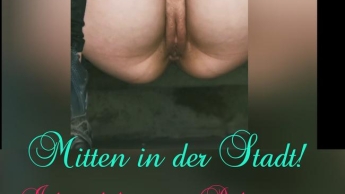 Ich pisse direkt in der Stadt!!