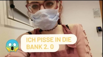 Ich pisse in der Bank teil 21080mp!!