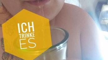 Ich trinke es