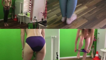 In Leggings und Slip gepisst (Userwunsch)