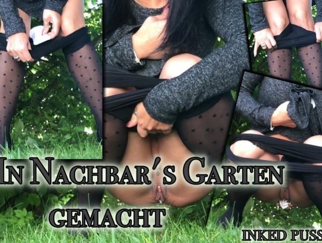 In Nachbar’s Garten gepisst