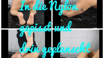 In die Nylon gepisst und….