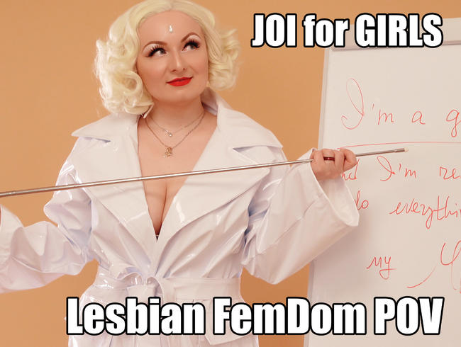 JOI for GIRLS – Lesbian FemDom POV video