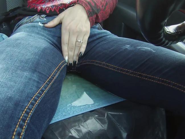 Jeans and car seat wetting