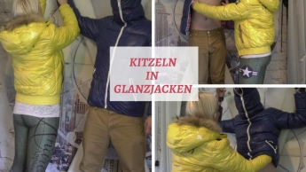 Kitzeln in Glanzjacken