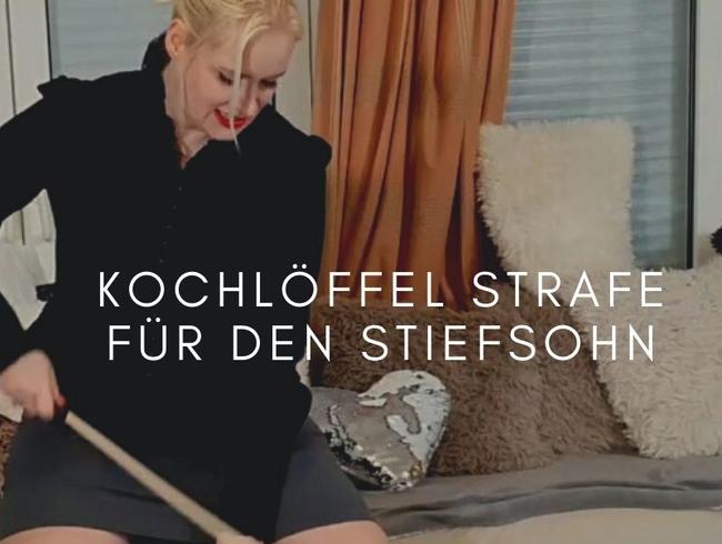 Kochlöffel Strafe für den Stiefsohn