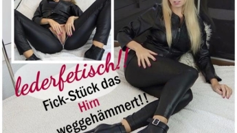 LEDERFETISCH!! Fick-Stück das Hirn weggehämmert!!