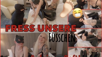 LOOSER …. FRESS unsere FÜSSCHEN & deinen Saft!