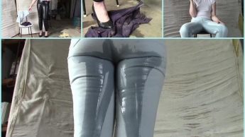 Lederjeans, Jeans Treggings und Jeggings (Demütigen, Rauchen, Pissen)