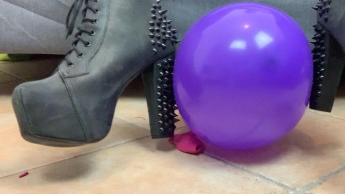 Looner Fetisch! Meine Heels bringen Ballons zum Platzen