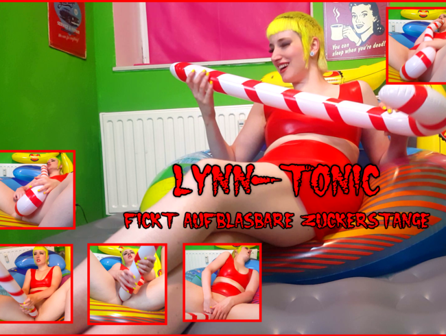 Lynn-Tonic fickt aufblasbare Zuckerstange