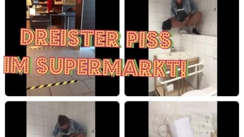 MEGADREIST! Heftig im Supermarkt abgepisst!