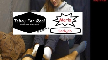 Maria – Sockjob im Casting Bus – SideCam