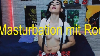 Masturbation mit Rock