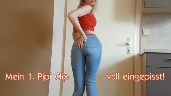 Mein 1. Pipi Clip – voll eingepisst!