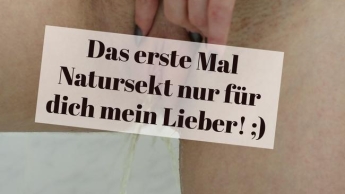 Mein 1.Mal Natursekt!