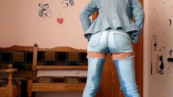 Meine Jeans ist wieder nass