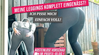 Meine LEGGINGS komplett EINGENÄSST! – Ich pisse mich einfach voll!