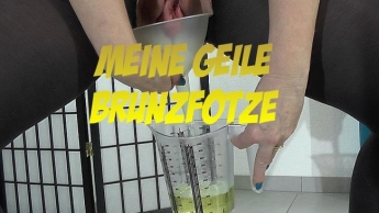 Meine geile Brunzfotze