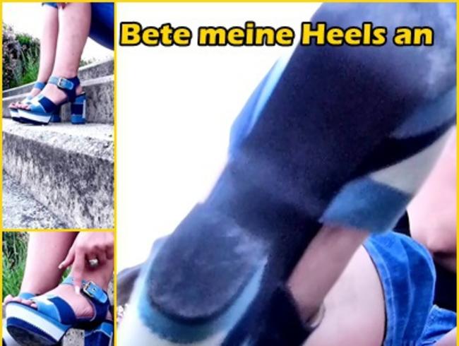 Meine zarten Füße in geile Heels!