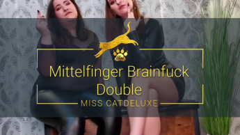 Mittelfinger Brainfuck Double