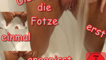 Nach der Dienstreise die Fotze erst einmal angepisst