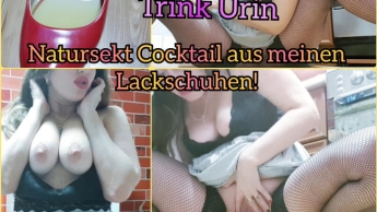 Natursekt Cocktail aus meinen Lackschuhen!