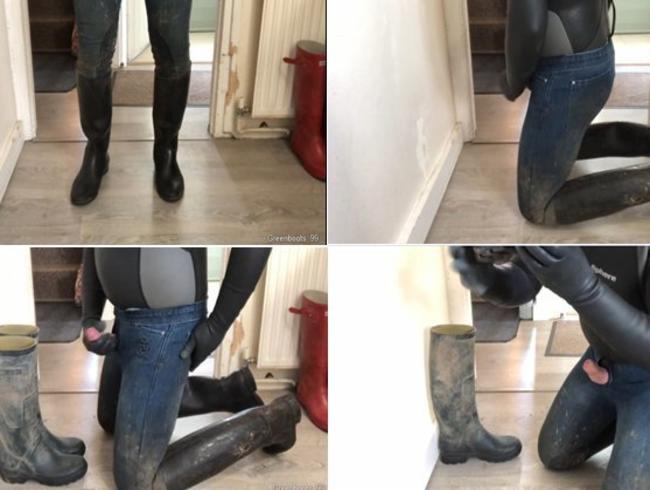 Neoprenanzug Reitstiefel cum