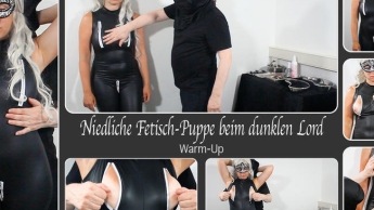 Niedliche Fetisch-Puppe beim dunklen Lord – Warm-Up