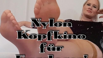 Nylon Kopfkino für Fussloser