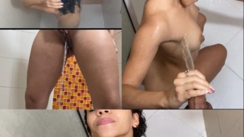 Oh! PIPI SQUIRTING AUF MEINEN KÖRPER + heiße Dusche + Pisse in der Dusche