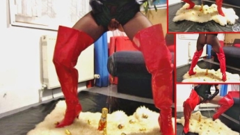 Osterpiss in FSH +Lack-Overknees