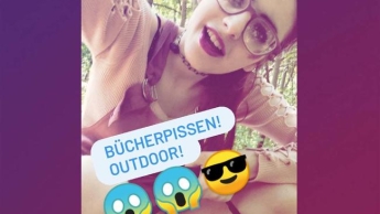 Outdoor Bücherpissen! full HD 1080p