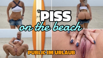 PISS on the beach | PUBLIC NS am Nordsee Strand