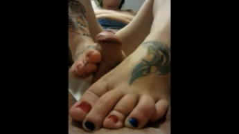 POV Foot job