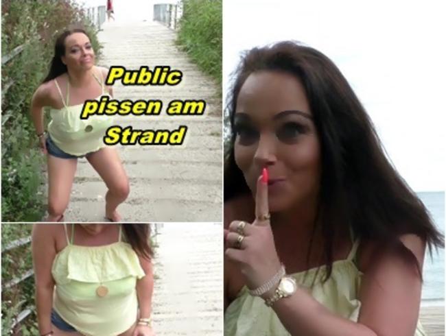 PUBLIC! pissen am Strand