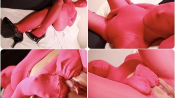 Pink Encasement Masturbation