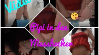 Pipi in den Messbecher