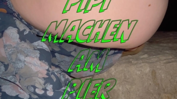 Pipi machen am Pier