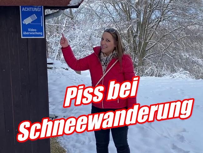 Piss bei Schneewanderung…!