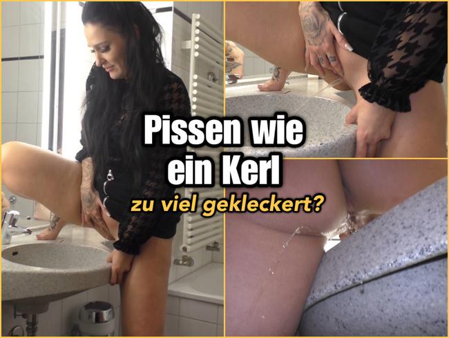 Pissen wie ein Kerl – zu viel gekleckert?