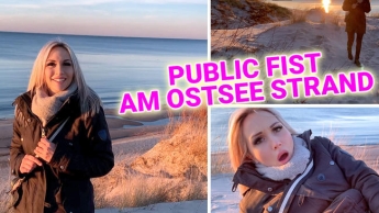 Public Fist am Ostsee Strand !