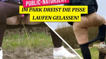 Public-Natursekt – Im Park dreist die Pisse laufen gelassen!