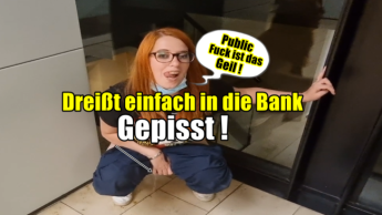 Public dreißt  in die Bank gepisst!