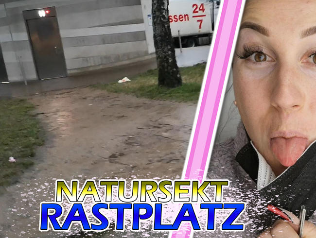 RASTPLATZ PISSEN! NATURSEKT in den Edelstahl Kelch :-)