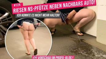 Riesen NS-PFÜTZE neben Nachbars Auto! – Ich konnte es nicht mehr halten!