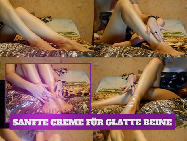 Sanfte Creme für glatte Beine