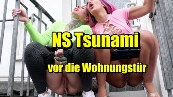 Schlüssel vergessen..NS Tsunami vor Die Wohnungstür