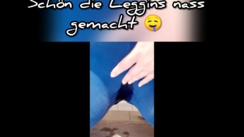 Schön in die Leggins gepisst