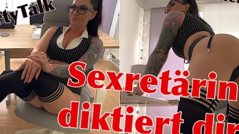 Sexretärin diktiert dir